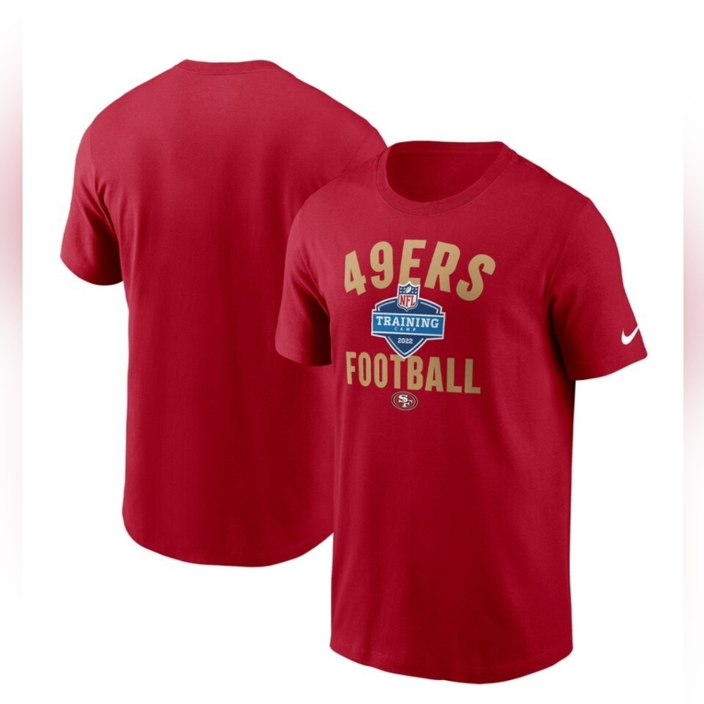 Men's Nike Scarlet San Francisco 49ers 2022 Training Camp Athletic T-Shirt NWT L